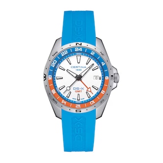 Certina DS-X GMT 41mm Unisex Watch White Certina DS-X GMT 41mm Unisex Watch White