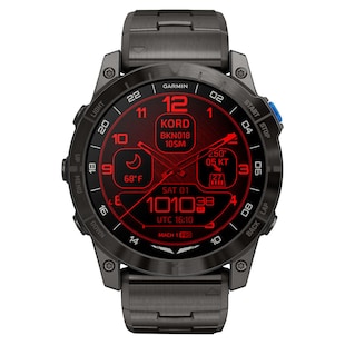 Garmin D2 Mach 1 Pro Aviator Smartwatch 51mm Titanium Bracelet Mens Watch