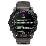 Garmin D2 Mach 1 Pro Aviator Smartwatch 51mm Titanium Bracelet Mens Watch