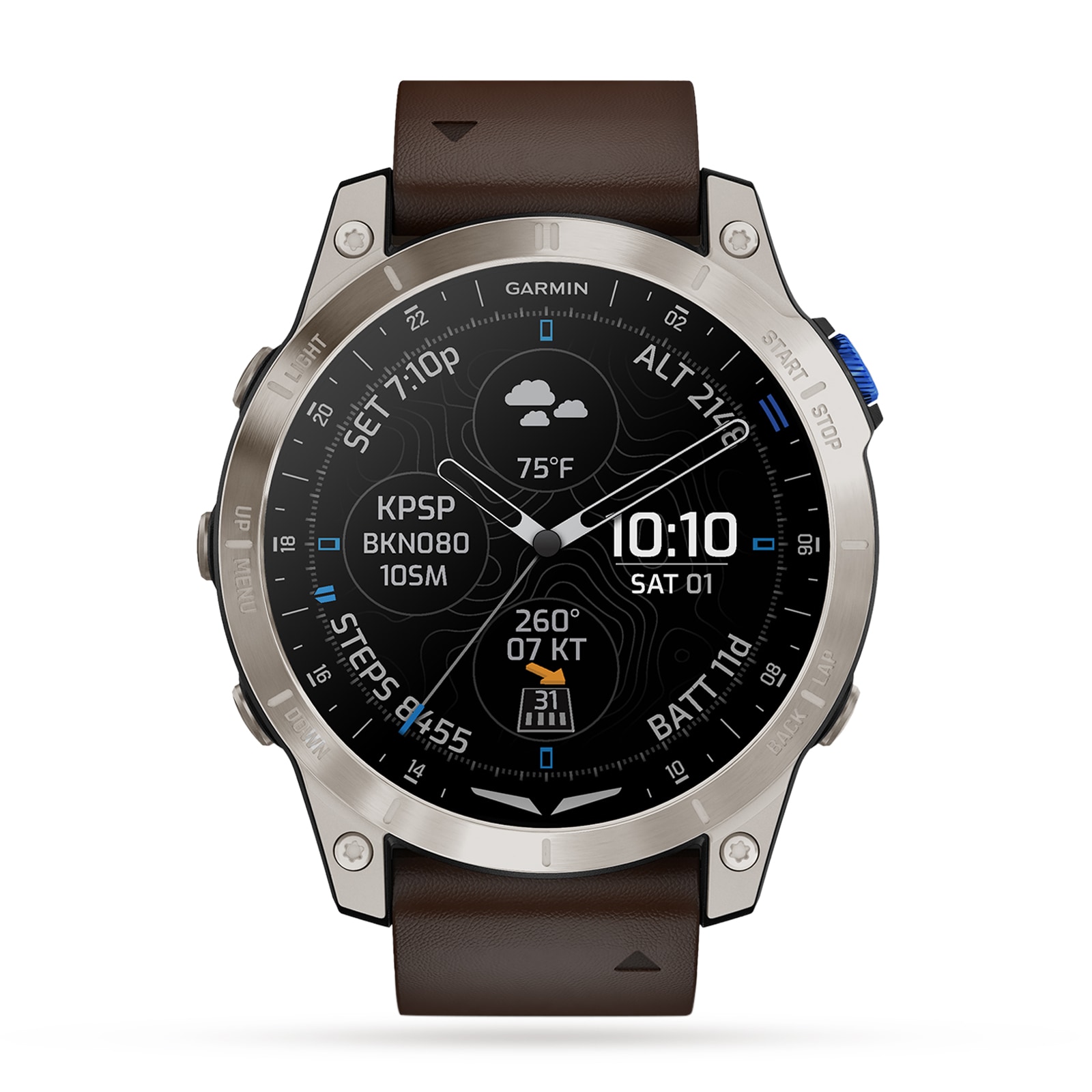 Aviator cheap black smartwatch