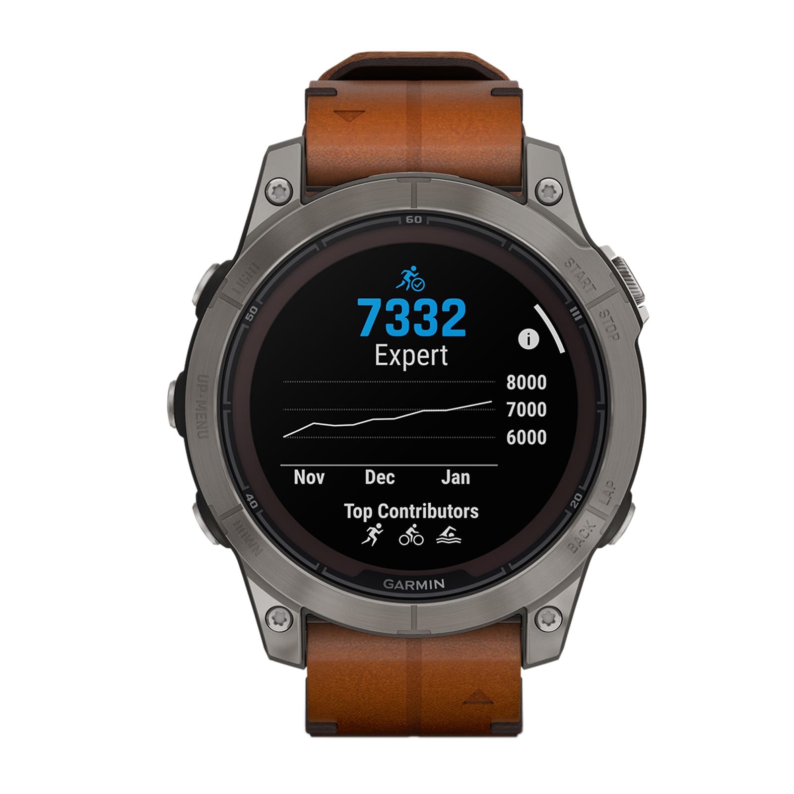 Garmin fenix 6 discount pro leather band