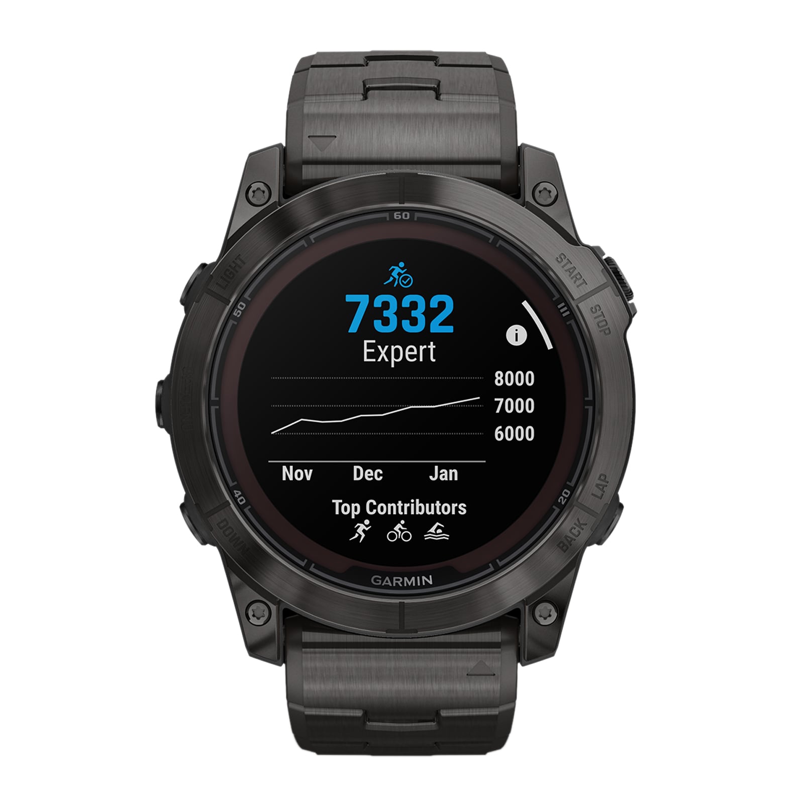 Garmin Fēnix® 7X Pro – Sapphire Solar Edition Carbon Gray DLC Titanium with Vented Titanium Bracelet 51mm Smart Watch Garmin Fēnix® 7X Pro – Sapphire Solar Edition Carbon Gray DLC Titanium with Vented Titanium Bracelet 51mm Smart Watch