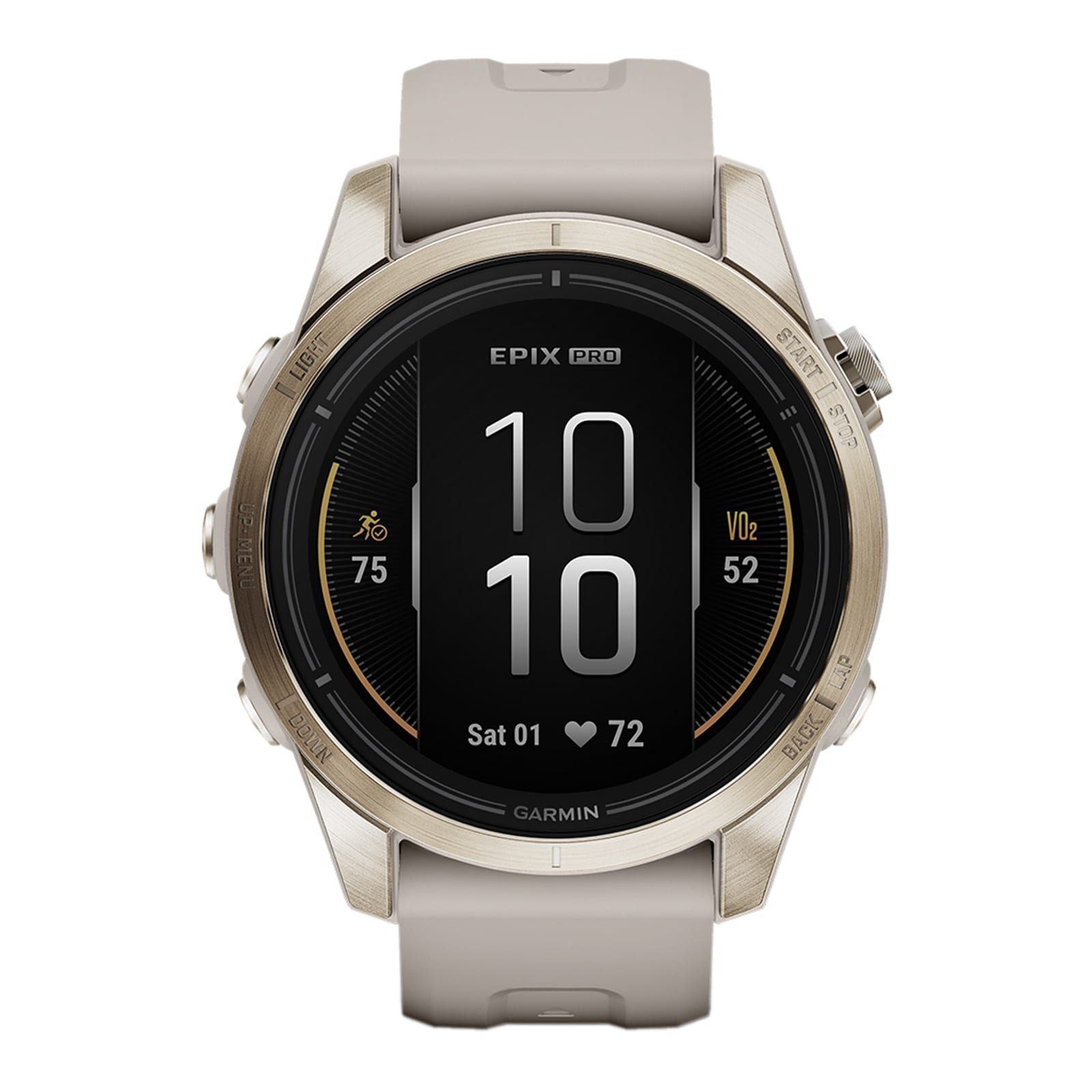 Garmin epix Pro Gen 2 Sapphire Edition 42mm Soft Gold with