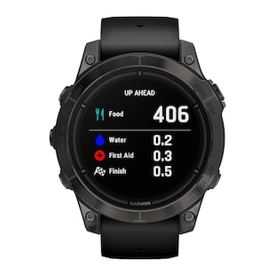 Garmin epix™ Pro (Gen 2) – Sapphire Edition 47mm Carbon Grey DLC Titanium with Black Band Smart Watch