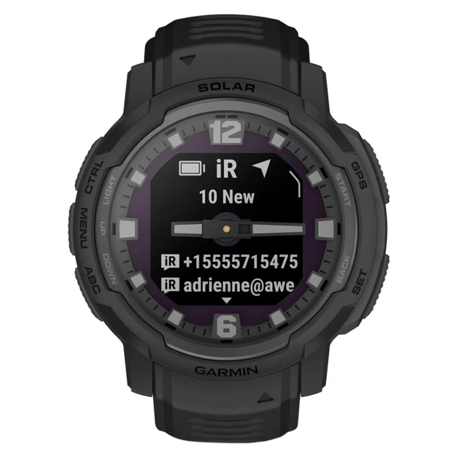 Garmin Instinct Crossover Solar Tactical Edition 45mm Unisex Smart Watch Garmin Instinct Crossover Solar Tactical Edition 45mm Unisex Smart Watch