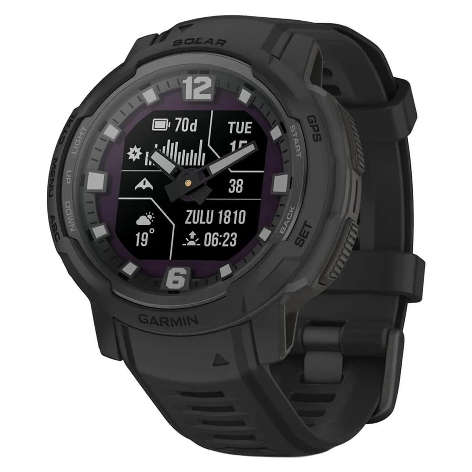 Garmin Instinct Crossover Solar Tactical Edition 45mm Unisex Smart Watch Garmin Instinct Crossover Solar Tactical Edition 45mm Unisex Smart Watch