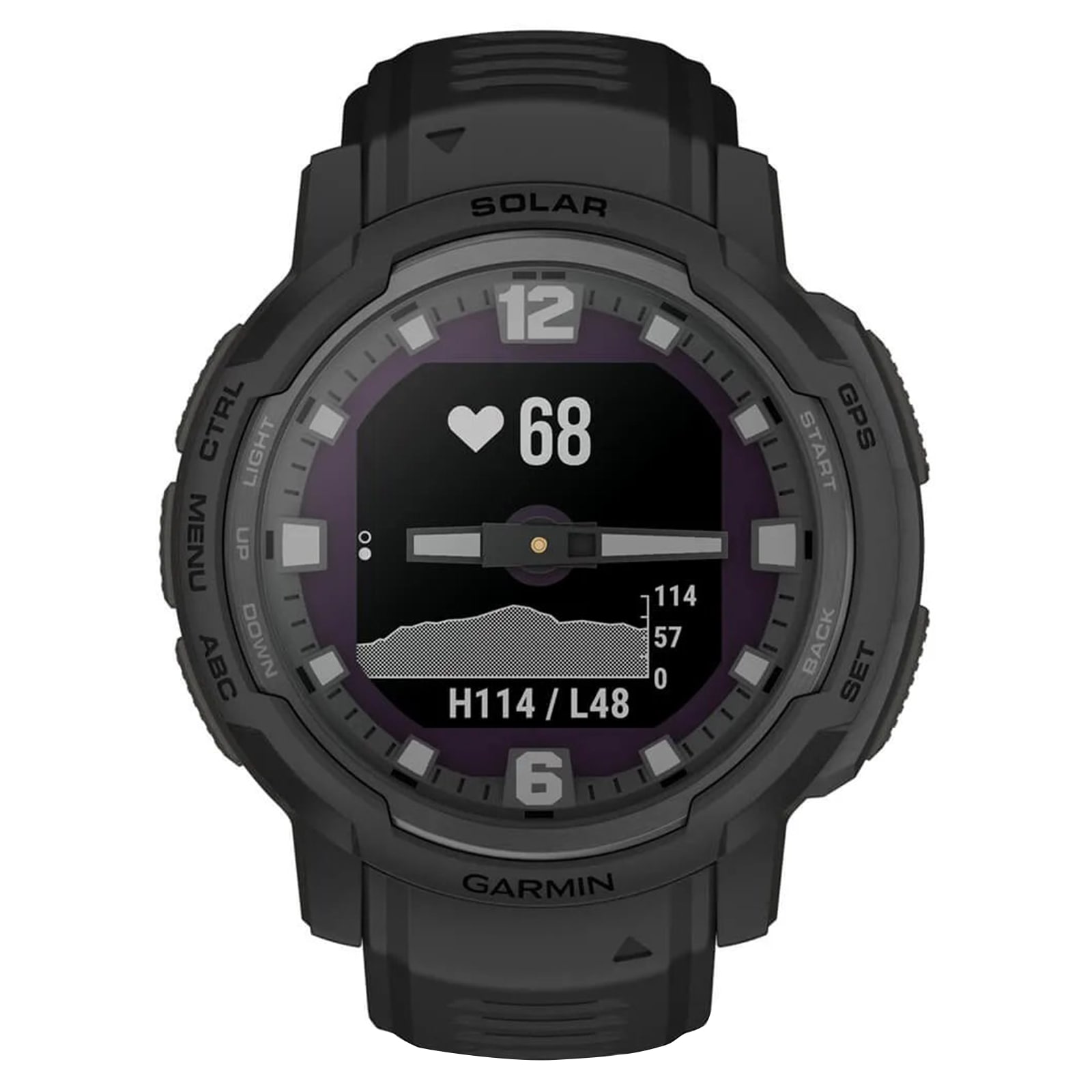 Garmin Instinct Crossover Solar Tactical Edition 45mm Unisex Smart Watch Garmin Instinct Crossover Solar Tactical Edition 45mm Unisex Smart Watch