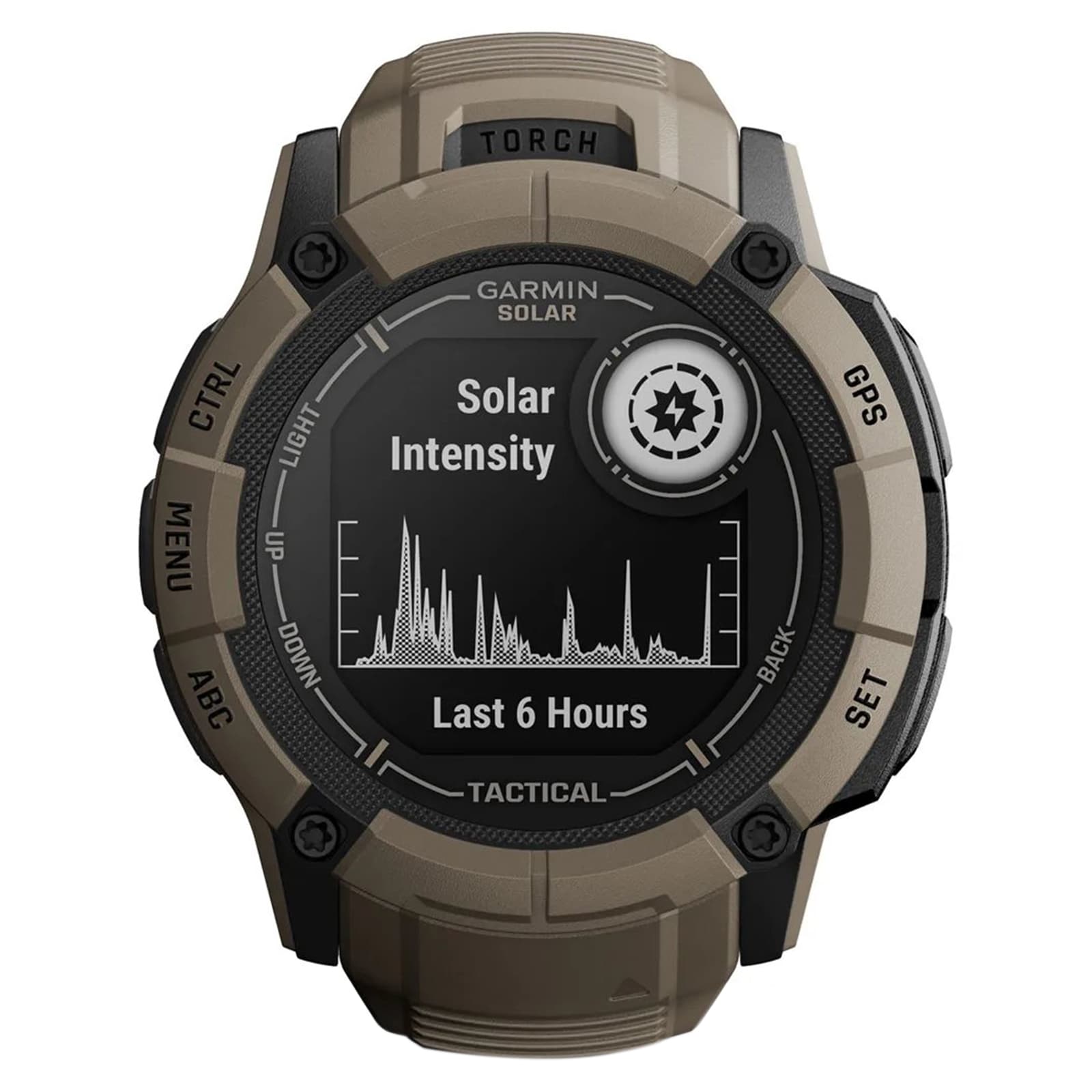 Garmin Instinct 2X Solar Tactical Edition 50mm Unisex Smart Watch Tan