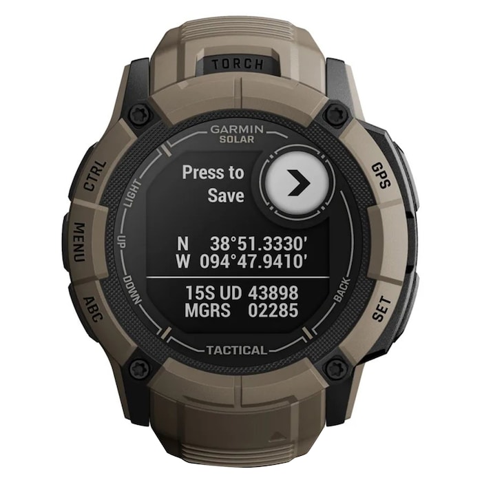 Garmin Instinct 2X Solar Tactical Edition 50mm Unisex Smart Watch Tan