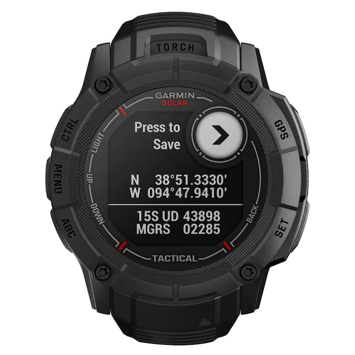 Garmin Instinct 2X Solar Tactical Edition 50mm Unisex Smart Watch Black