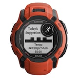 Garmin Instinct 2X Solar 50mm Unisex Smart Watch Red