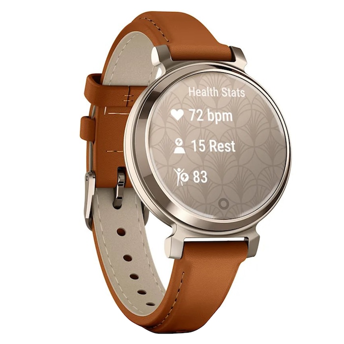 Garmin Lily 2 Classic 35mm Ladies Smart Watch Tan