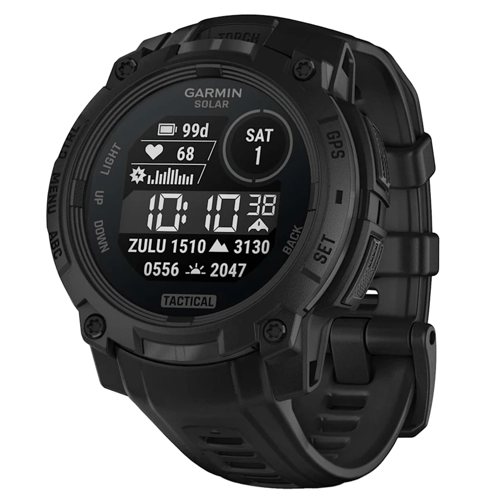 Garmin Instinct 3 Solar Tactical Edition 45mm Unisex Smart Watch Black Garmin Instinct 3 Solar Tactical Edition 45mm Unisex Smart Watch Black