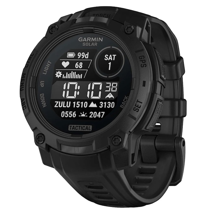 Garmin Instinct 3 Solar Tactical Edition 45mm Unisex Smart Watch Black