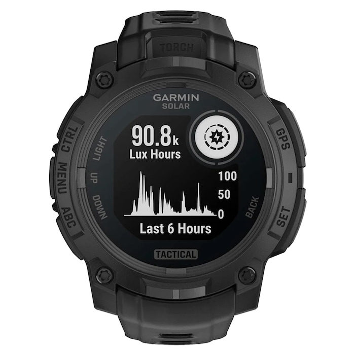 Garmin Instinct 3 Solar Tactical Edition 45mm Unisex Smart Watch Black