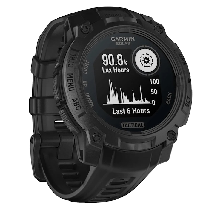 Garmin Instinct 3 Solar Tactical Edition 45mm Unisex Smart Watch Black