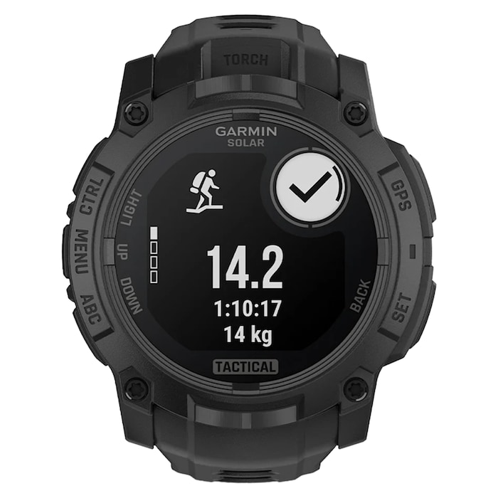 Garmin Instinct 3 Solar Tactical Edition 50mm Unisex Smart Watch Black