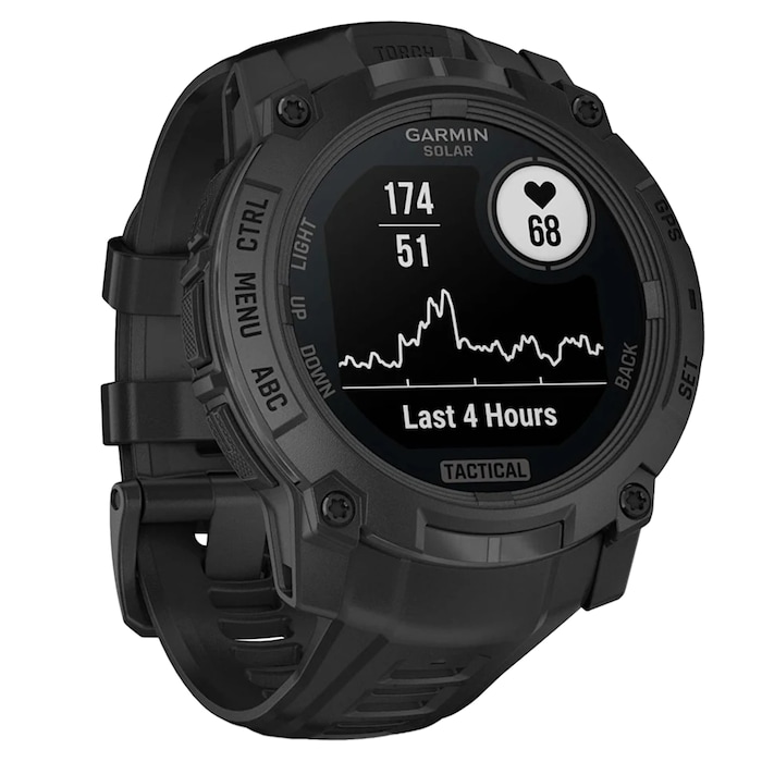 Garmin Instinct 3 Solar Tactical Edition 50mm Unisex Smart Watch Black