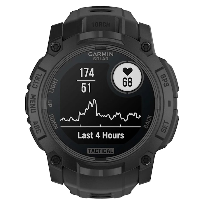 Garmin Instinct 3 Solar Tactical Edition 50mm Unisex Smart Watch Black