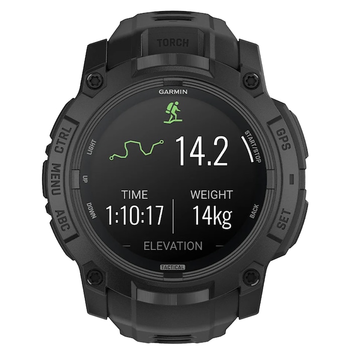 Garmin Instinct 3 AMOLED Tactical Edition 50mm Unisex Smart Watch Black