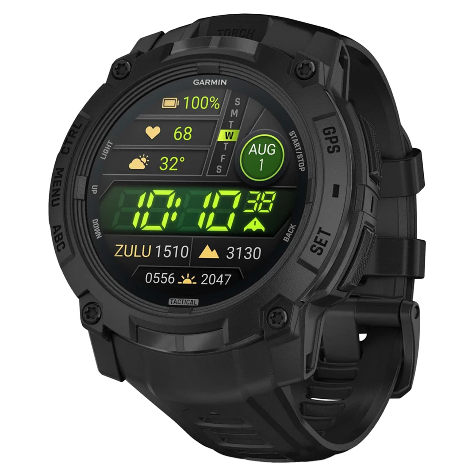 Garmin Instinct 3 AMOLED Tactical Edition 50mm Unisex Smart Watch Black Garmin Instinct 3 AMOLED Tactical Edition 50mm Unisex Smart Watch Black