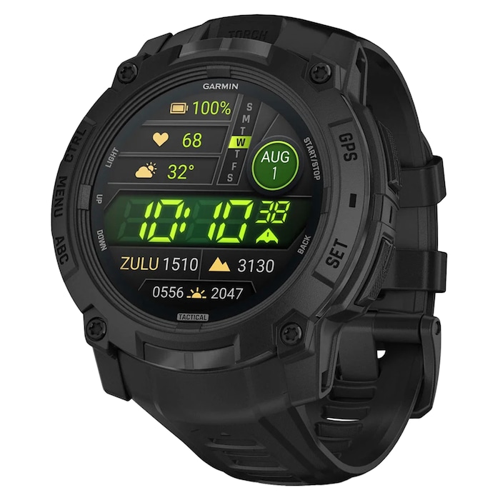 Garmin Instinct 3 AMOLED Tactical Edition 50mm Unisex Smart Watch Black
