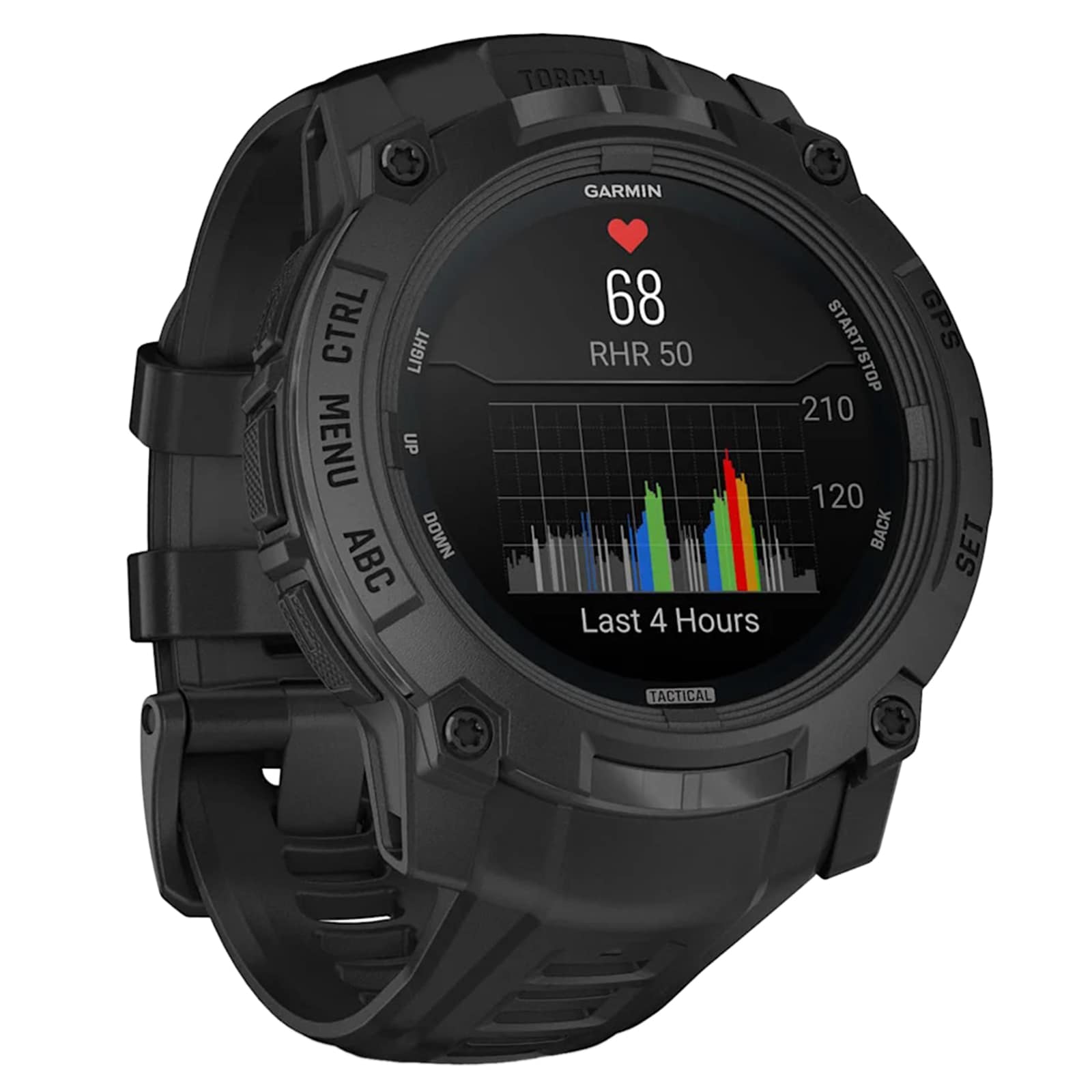 Garmin Instinct 3 AMOLED Tactical Edition 50mm Unisex Smart Watch Black Garmin Instinct 3 AMOLED Tactical Edition 50mm Unisex Smart Watch Black