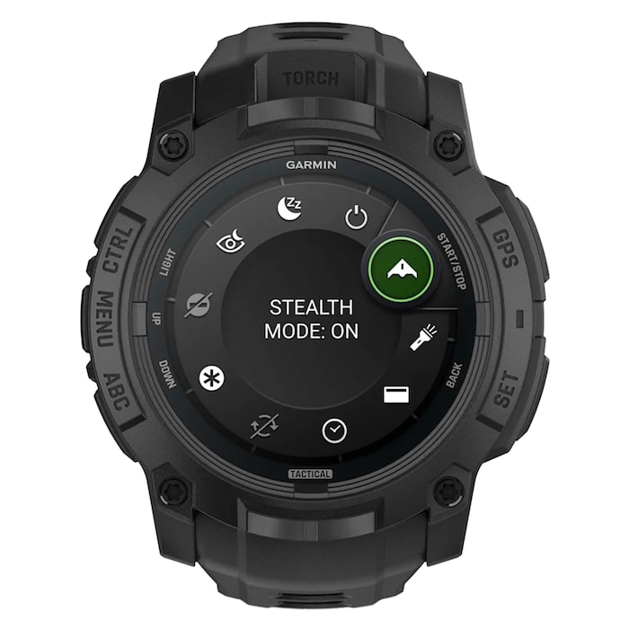 Garmin Instinct 3 AMOLED Tactical Edition 50mm Unisex Smart Watch Black
