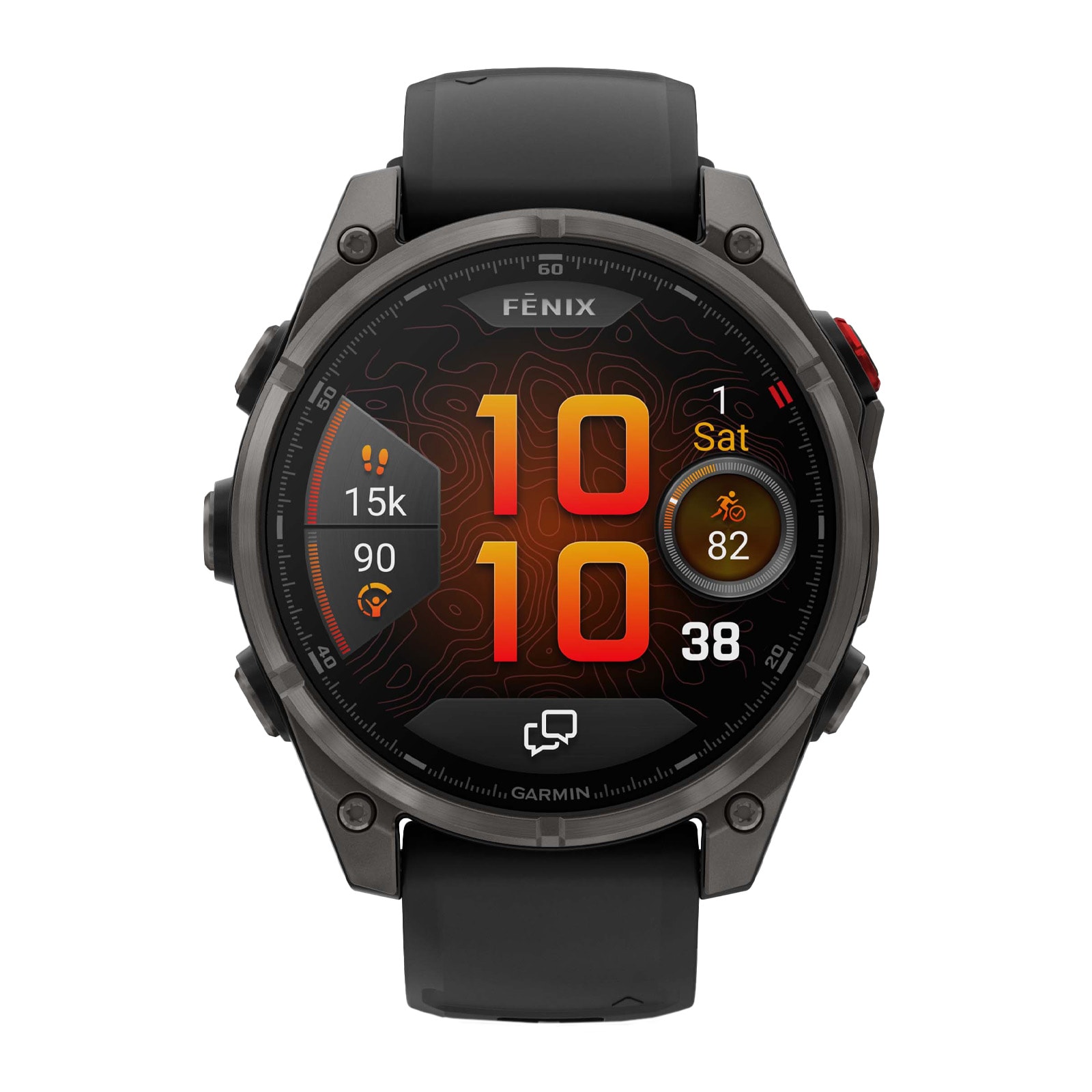 Garmin Fēnix® 8 Pro 47mm AMOLED Mens Watch Black Strap Garmin Fēnix® 8 Pro 47mm AMOLED Mens Watch Black Strap