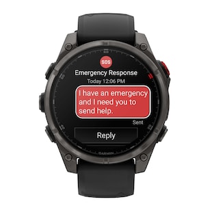 Garmin Fēnix® 8 Pro 47mm AMOLED Mens Watch Black Strap