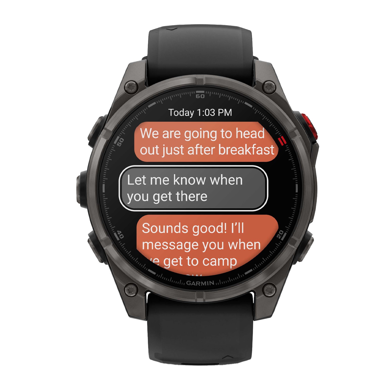 Garmin Fēnix® 8 Pro 47mm AMOLED Mens Watch Black Strap Garmin Fēnix® 8 Pro 47mm AMOLED Mens Watch Black Strap