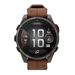18670069 - Fēnix® 8 Pro 47mm AMOLED Mens Watch Brown Strap
