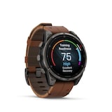 Garmin Fēnix® 8 Pro 47mm AMOLED Mens Watch Brown Strap