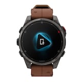 Garmin Fēnix® 8 Pro 47mm AMOLED Mens Watch Brown Strap