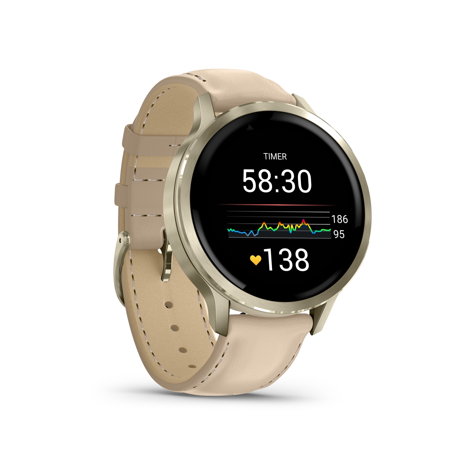 Garmin Venu® 4 41mm Lunar Gold Unisex Watch Garmin Venu® 4 41mm Lunar Gold Unisex Watch