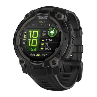 Garmin Instinct 3 AMOLED 45mm Unisex Watch Black