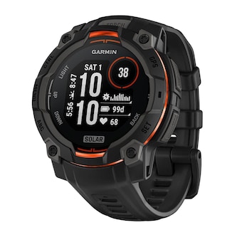 Garmin Instinct 3 Solar 45mm Unisex Watch Black