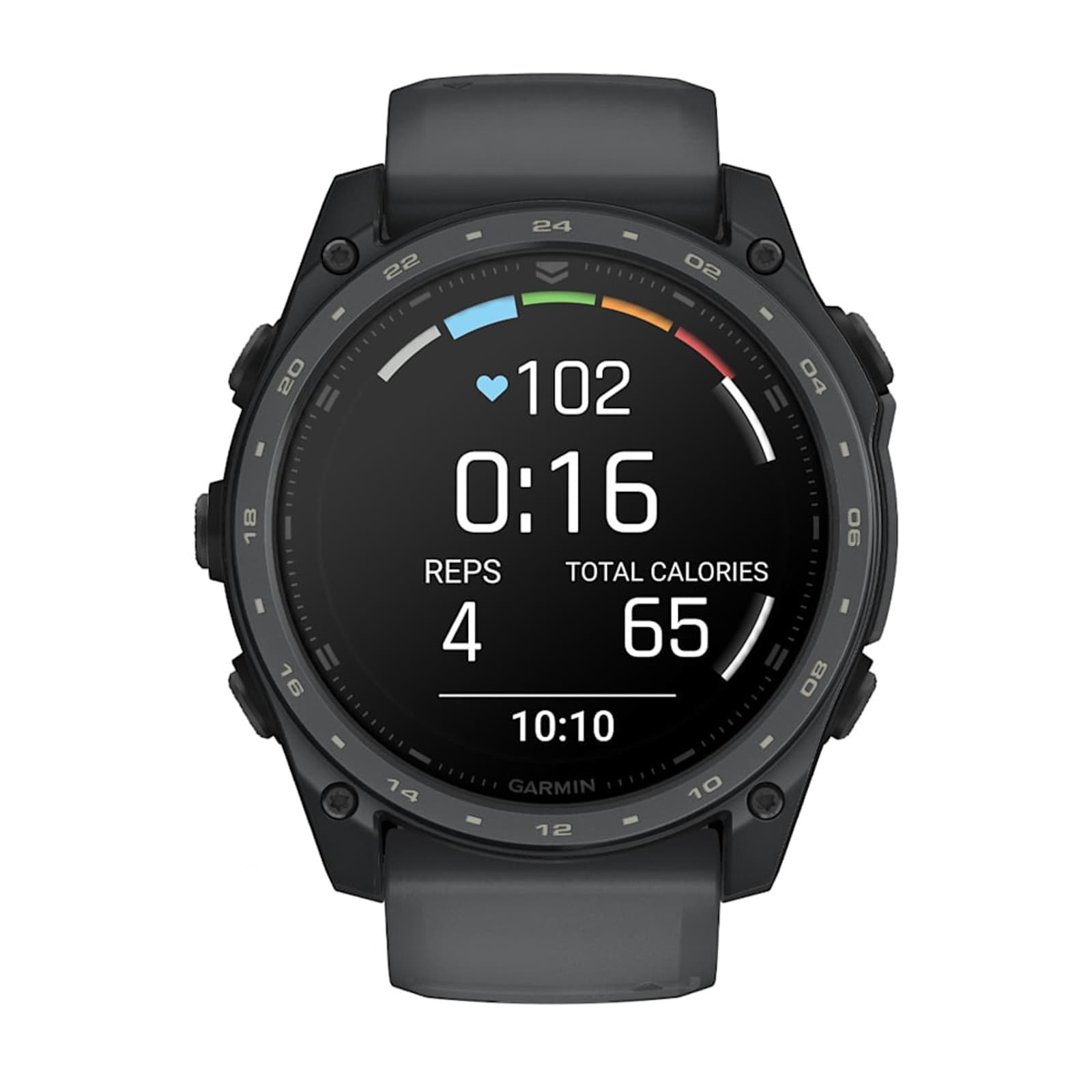 Garmin Tactix 8 Cerakote 51mm AMOLED Mens Watch Black Silicone Strap Garmin Tactix 8 Cerakote 51mm AMOLED Mens Watch Black Silicone Strap