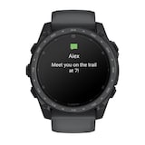 Garmin Tactix 8 Cerakote 51mm AMOLED Mens Watch Black Silicone Strap