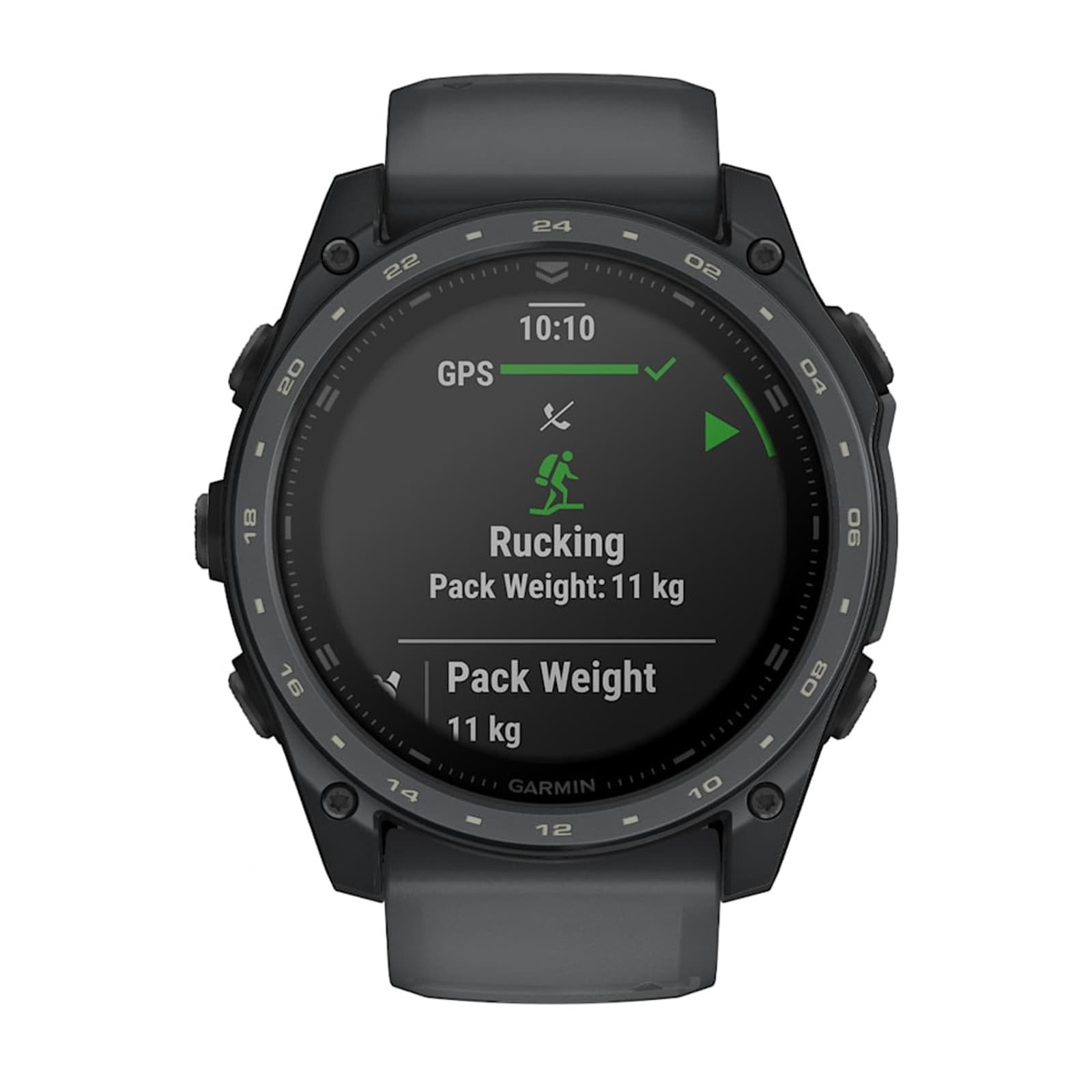 Garmin Tactix 8 Cerakote 51mm AMOLED Mens Watch Black Silicone Strap Garmin Tactix 8 Cerakote 51mm AMOLED Mens Watch Black Silicone Strap