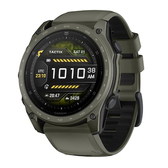 Garmin Tactix 8 51mm AMOLED Mens Watch Olive Silicone Strap Garmin Tactix 8 51mm AMOLED Mens Watch Olive Silicone Strap
