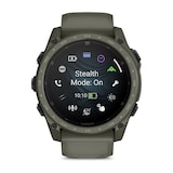 Garmin Tactix 8 Cerakote 51mm AMOLED Mens Watch Olive Silicone Strap