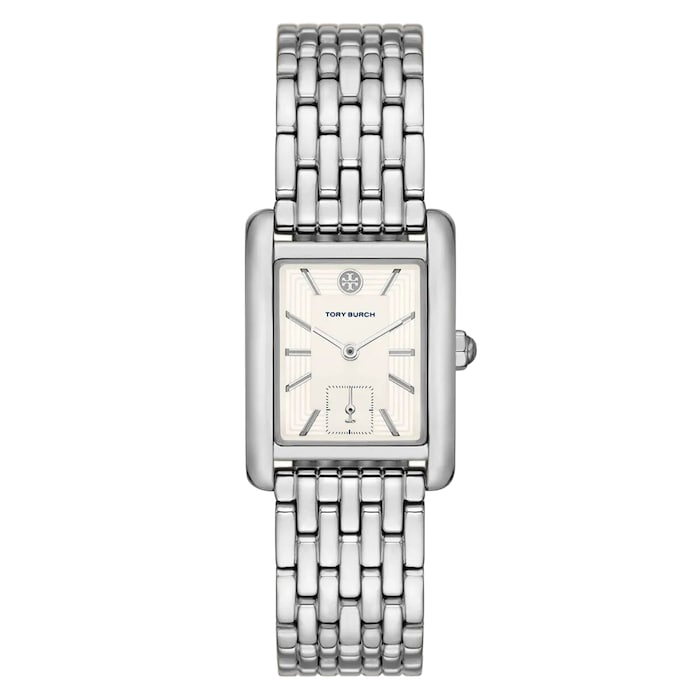 Tory Burch Eleanor Silver Tone Stainless Steel Ladies Watch