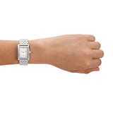 Tory Burch Eleanor Silver Tone Stainless Steel Ladies Watch