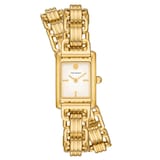 Tory Burch Eleanor Mini Double Wrap Gold Plated Ladies Watch