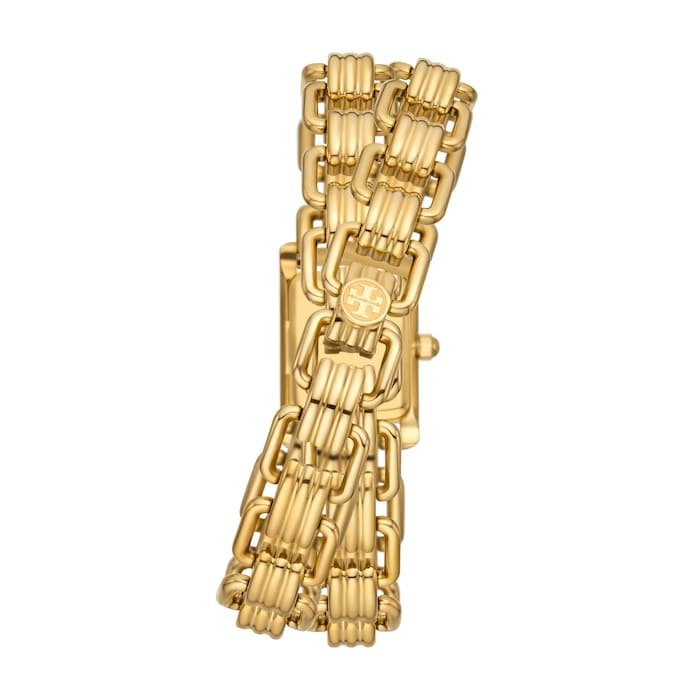 Tory Burch Eleanor Mini Double Wrap Gold Plated Ladies Watch