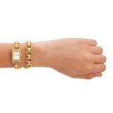 Tory Burch Eleanor Mini Double Wrap Gold Plated Ladies Watch