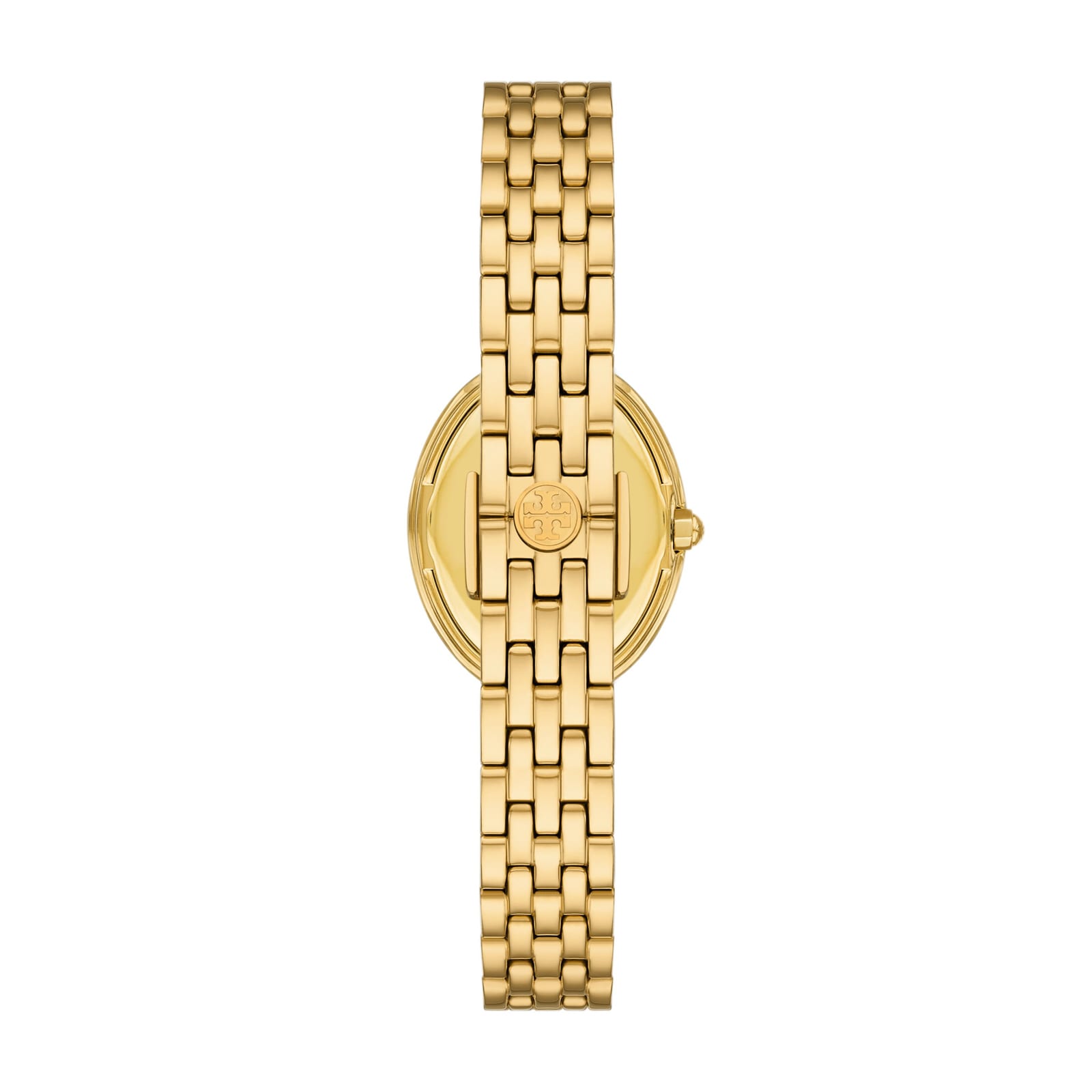 Tory Burch Oval Gold Plated Ladies Watch