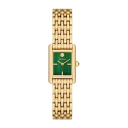 18690008 - Eleanor Mini Stainless Steel Malachite Ladies Watch