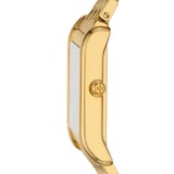 Tory Burch Eleanor Angled Gold Plated Ladies Watch